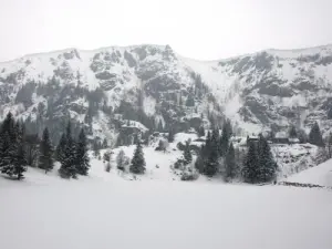 Lac des Truites en hiver