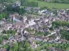Souvigny - Vue aérienne du site prieural de Souvigny