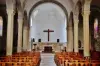 The interior of the Notre-Dame church