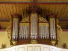 Rinckenbach organ built in 1904, in the Saint Nicolas church