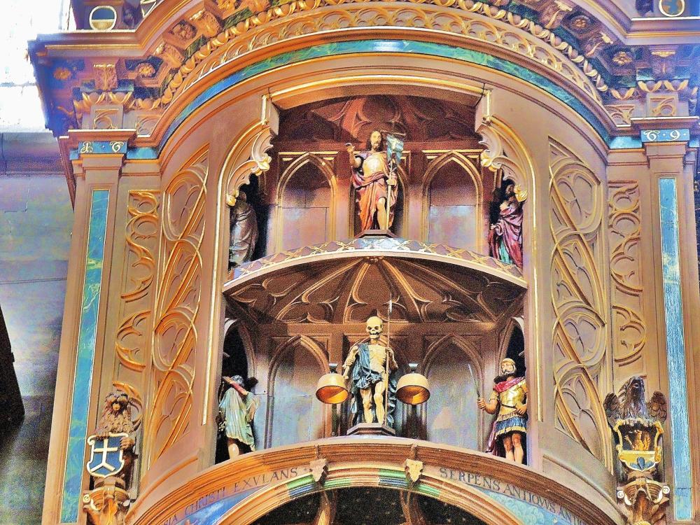 Strasbourg - Automates the astronomical clock in the Cathedral (© Jean Espirat)