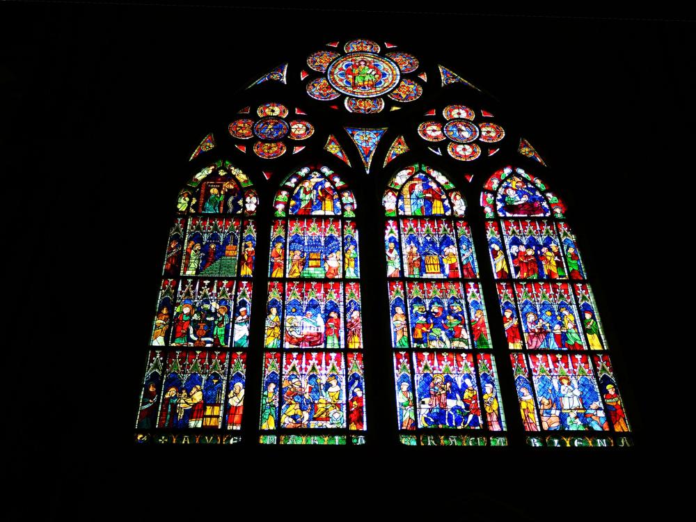 Strasbourg - stained Glass Cathedral (© Jean Espirat)