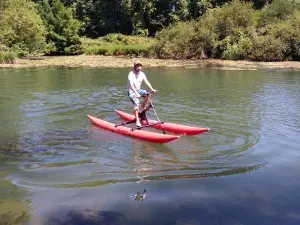 Bici aqua en la charente