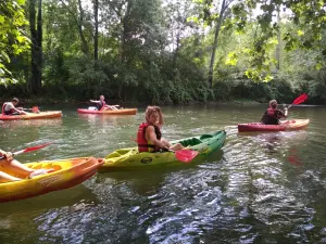 Départ pour une descente vers Verteuil