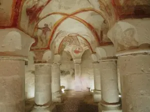 Fresco's in de crypte