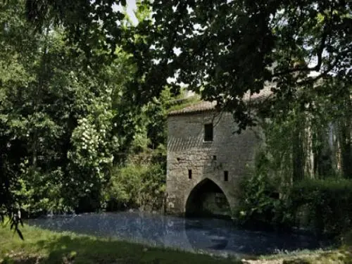 Touzac - Die Mühle der blauen Quelle (elftes Jahrhundert)