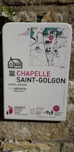 Indication of the chapel