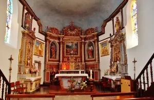 The interior of Saint-Etienne church