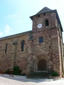 L'église en grès rouge