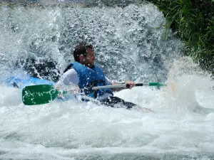 Pasaje de la cascada en Auffay