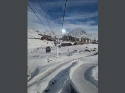 Val Thorens - Vue depuis la cabine du Cairn