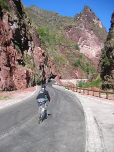 Cycling in the gorges Cians