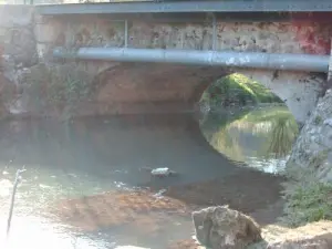 Chambon-sur-Cisse - Die Brücke von der Wasch Fouleray gesehen