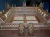 Valencisse - Chambon-sur-Cisse - Model of the former Renaissance chateau of Bury (directed by Mr. Picouleau after engravings of Du Hoop)