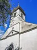 Fachada y campanario de la iglesia (© JE)