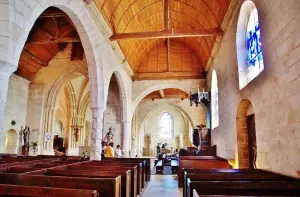 Dentro de la iglesia de Saint-Valéry