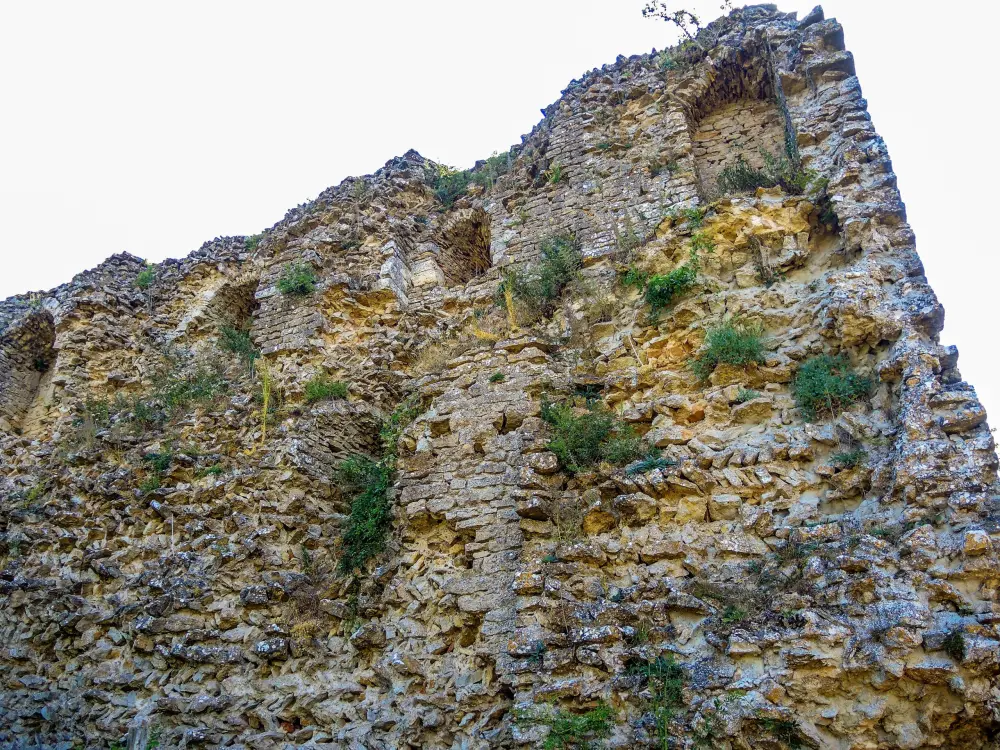 Vaudémont - Brunehaut tower, west face (© J.E)