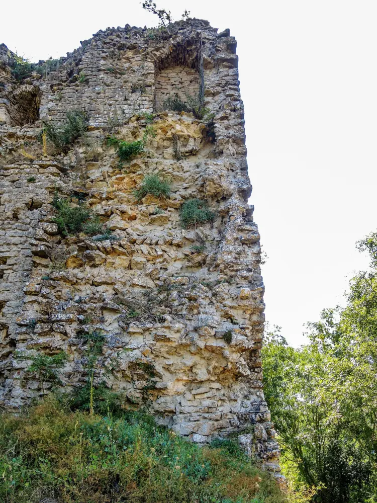 Vaudémont - Brunehaut Tower, southwest corner (© J.E)