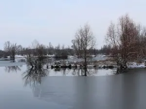 Ponds in winter Veauchette