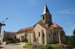 The Romanesque church listed as a Historic Monument