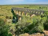 Vers-Pont-du-Gard - Il ponte visto dal lato a monte (© JE)