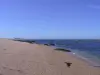 Gouberville beach overlooking the blockhouse Neville