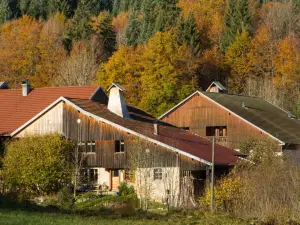 Las granjas de Rochettes en otoño