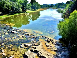 Verdon, gezien vanaf de brug (© J. E)