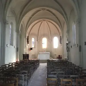 Interior de la iglesia de Sainte-Marie