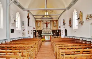 The interior of the church