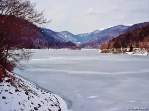 Wildenstein meer in de winter