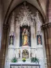 Altar de la Virgen, en la iglesia (© JE)