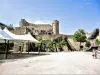 Cour intérieure et vue sur l'Oberschloss (© J.E)