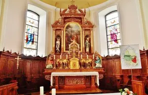 L'intérieur de l'église Saint-Maurice