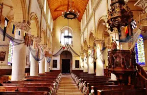 The interior of the Church of St. Martin