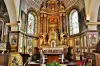 The interior of the Saint-Omer church