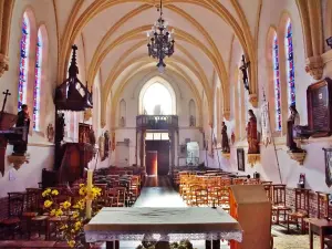 L'intérieur de l'église Saint-Martin