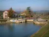 Бургундский канал - Шлюз, шлюзовой дом и канал