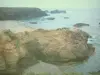 Пуант дю Кастелли - Скалы, бухта и море (Атлантический океан)