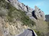 Ущелья Пьер-Лис - Дорога в ущелье