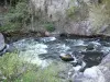 Ущелья Пьер-Лис - Од Река с деревьями