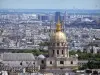 Эйфелева башня - Вид на Париж и купол Инвалидов со второго этажа