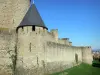 カルカソンヌ - 街の塔と城壁