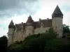 クラン城 - 木々や丸塔の要塞