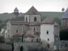 シャンテール修道院 - サンヴァンサンベネディクト会修道院：サンヴァンサンロマネスク様式の教会、コロンビアの塔、城壁