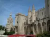 阿维尼翁 - 教皇的宫殿和Notre-Dame-des-Doms大教堂