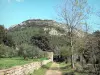 Abadía de Fontfroide - Cruz Fontfroide, encaramado en una colina con vistas al sitio de la abadía