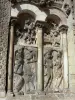 Abadía de Moissac - Abadía de Saint-Pierre de Moissac: esculturas de sReproducción de la iglesia románica de San Pedro