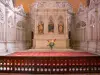 Abadía de Moissac - Abadía de Saint-Pierre de Moissac: Dentro de la iglesia de Saint-Pierre: coro