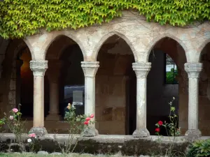 Abadía de Sylvanès - Antigua abadía cisterciense - Cultural Centre: arcos del claustro